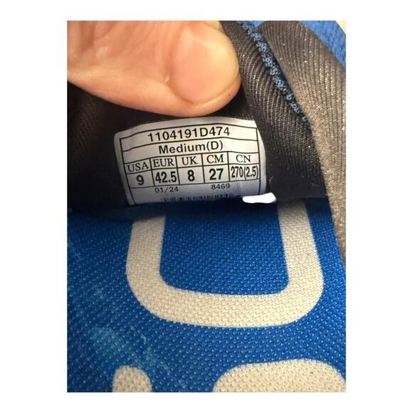 Brooks Glycerin 21 Blue Running Shoe Men size 9 - Picture 10 of 10